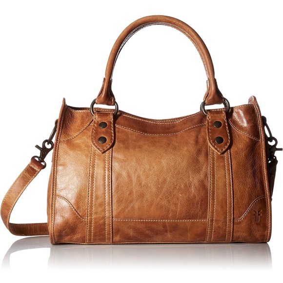 Frye Handbags - Frye Women's Melissa Zip Satchel Leather Handbag